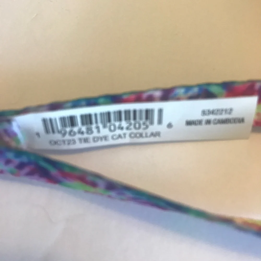 Whisker City 2 Easy Release Adult Cat Collars Adjustable Tie Dye & Green Ombré - Picture 11 of 12